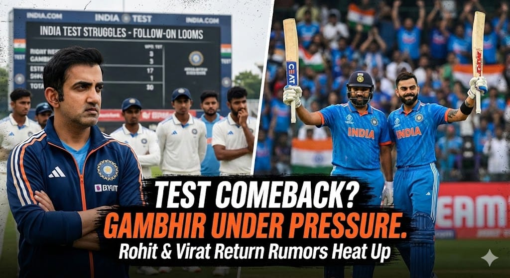 Kya Test Cricket mein Wapas Ayenge Rohit aur Virat? Gambhir par badha Fans ka Pressure!